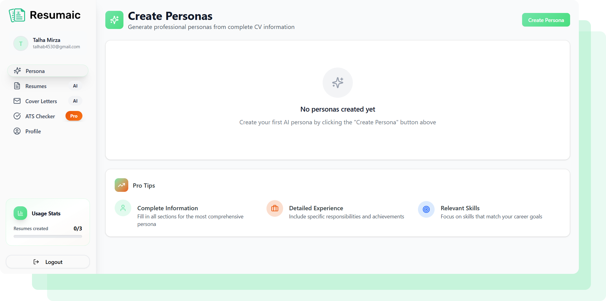 A Feature-Packed Resume Builder for Every Career Stage